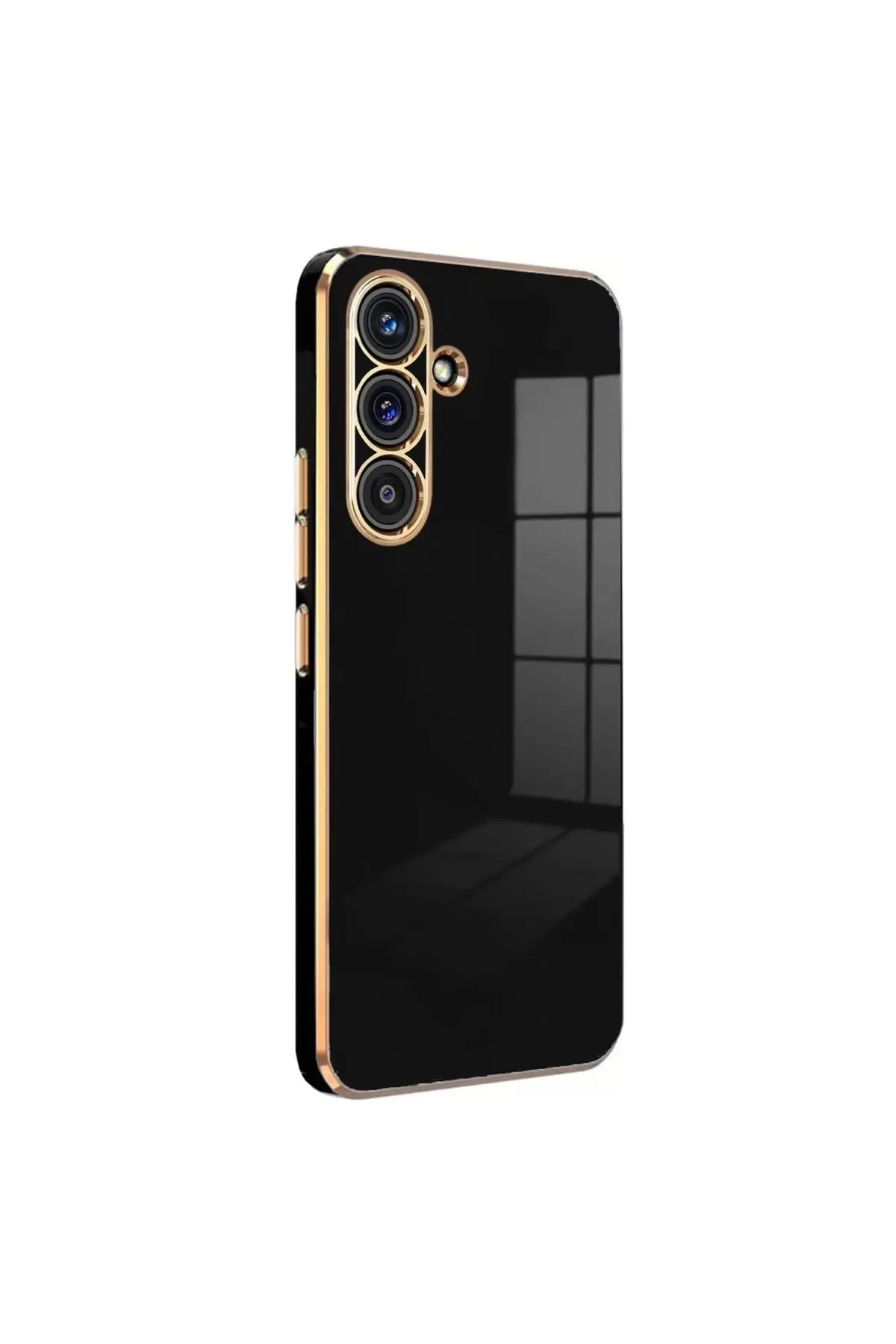 Newface Samsung Galaxy S24 FE Kılıf Volet Silikon - Siyah