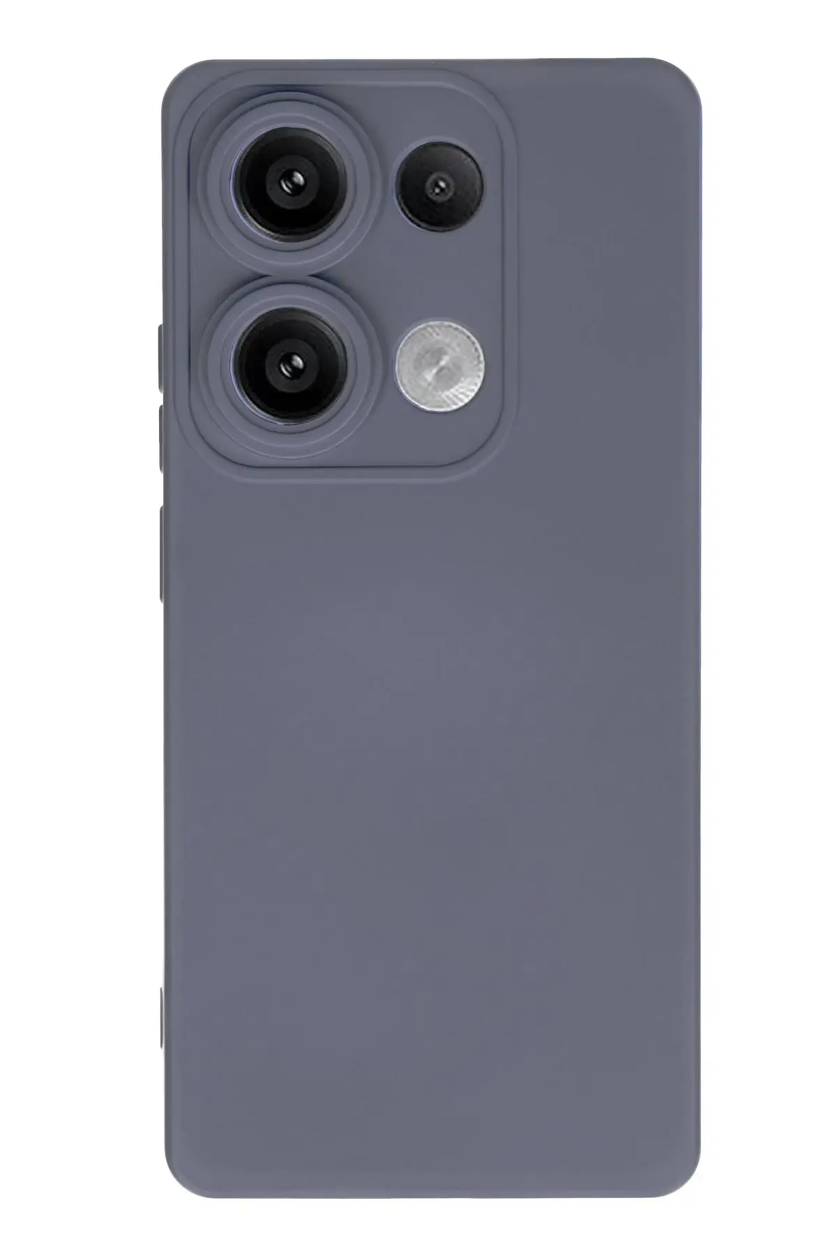 Newface Xiaomi Redmi Note 13 Pro 4G Kılıf Nano içi Kadife Silikon - Gri