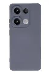 Newface Xiaomi Redmi Note 13 Pro 4G Kılıf Nano içi Kadife Silikon - Gri