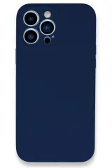 Newface iPhone 13 Pro Kılıf Lansman Legant Silikon - Lacivert