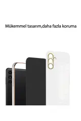 Newface Samsung Galaxy M15 Kılıf Volet Silikon - Kırmızı