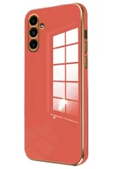 Newface Samsung Galaxy M15 Kılıf Volet Silikon - Kırmızı