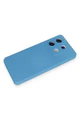 Newface Xiaomi Redmi Note 13 Pro 5G Kılıf Nano içi Kadife Silikon - Mavi