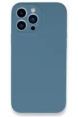 Newface iPhone 13 Pro Kılıf Lansman Legant Silikon - Açık Mavi
