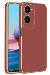 Newface Vivo Y18 Kılıf Volet Silikon - Kırmızı