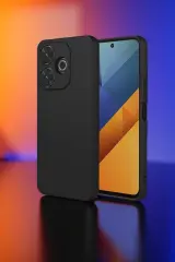 Newface Xiaomi Redmi 13 4G Kılıf Nano içi Kadife Silikon - Gri