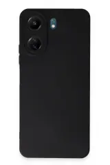 Newface Xiaomi Redmi 13C Kılıf Nano içi Kadife Silikon - Siyah