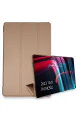 Newface iPad 2022 10.9 (10.nesil) Kılıf Tablet Smart Kılıf - Rose Gold