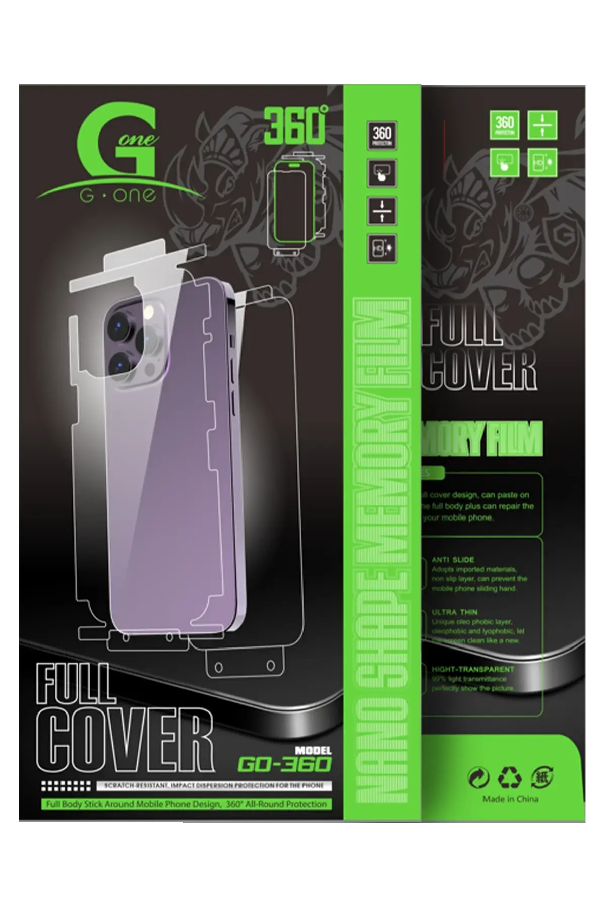 Newface iPhone 16 360 Full Body Arka Koruyucu