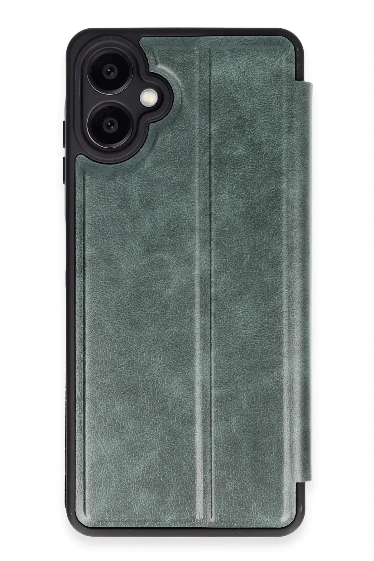 Newface Samsung Galaxy A06 Kılıf Flip Cover - Koyu Yeşil