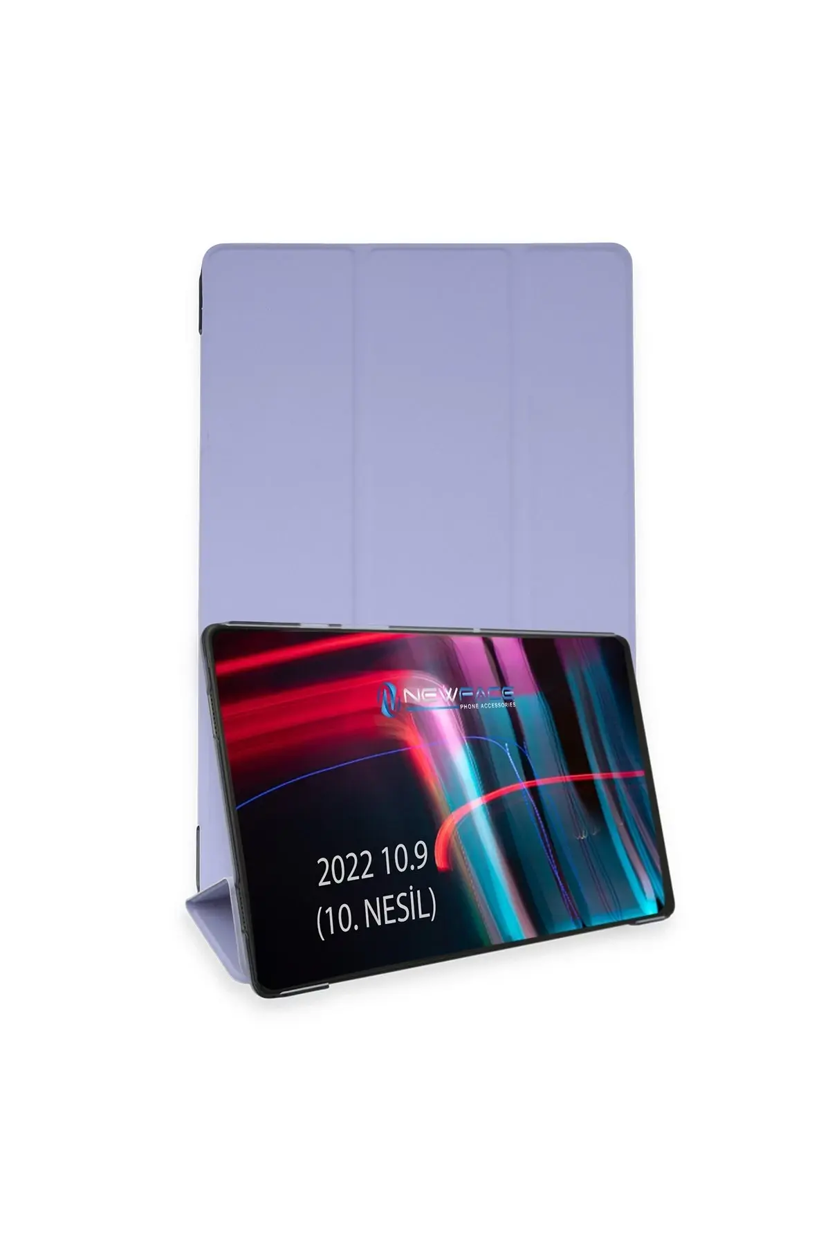 Newface iPad 2022 10.9 (10.nesil) Kılıf Tablet Smart Kılıf - Lila