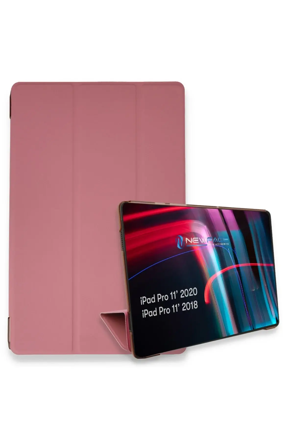 Newface iPad 2022 10.9 (10.nesil) Kılıf Tablet Smart Kılıf - Pembe