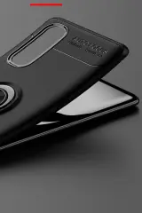 Newface Oppo Find X2 Kılıf Range Yüzüklü Silikon - Mavi