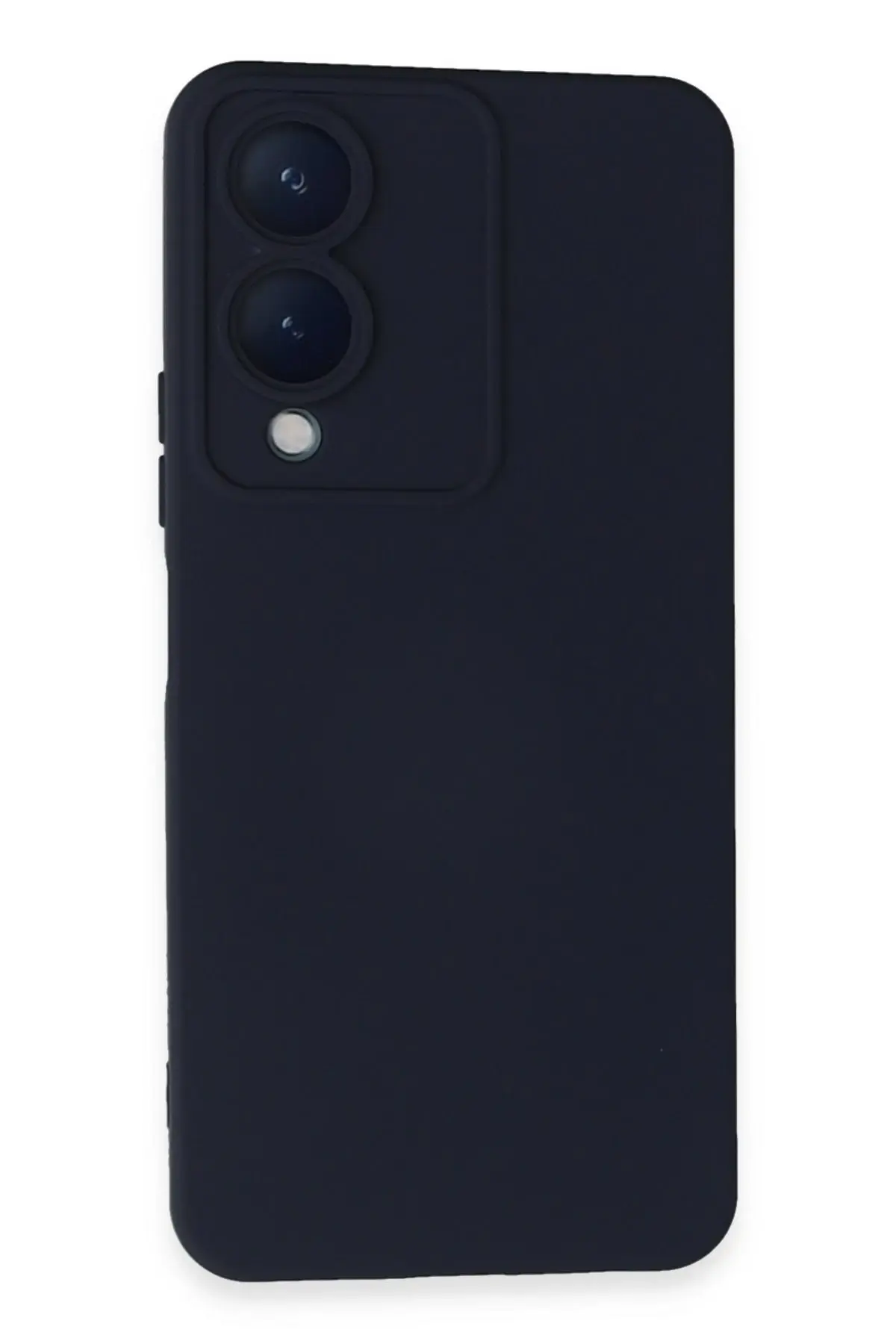 Newface Vivo Y17S Kılıf Nano içi Kadife Silikon - Lacivert