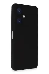 Newface Vivo Y27 Kılıf Nano içi Kadife Silikon - Siyah