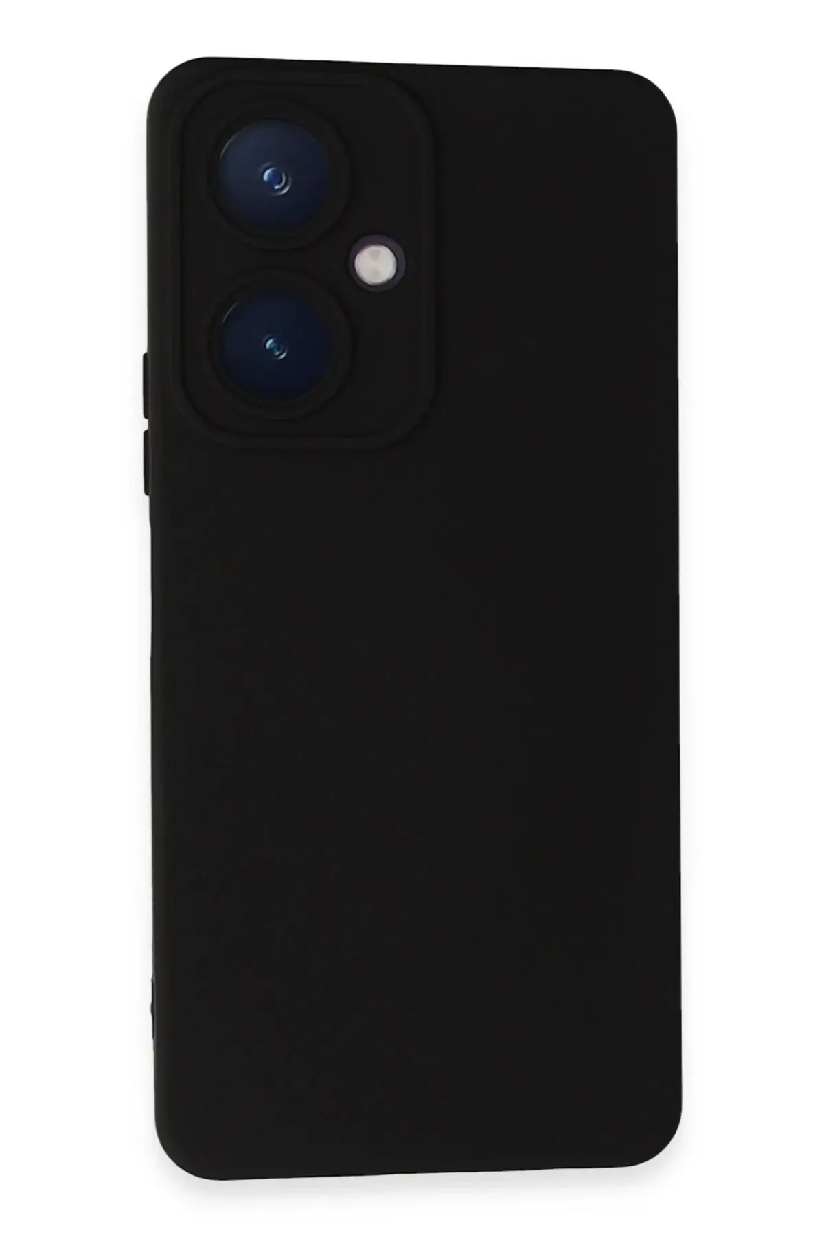 Newface Vivo Y27 Kılıf Nano içi Kadife Silikon - Siyah