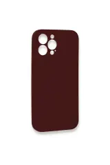 Newface iPhone 13 Pro Max Kılıf Lansman Legant Silikon - Bordo