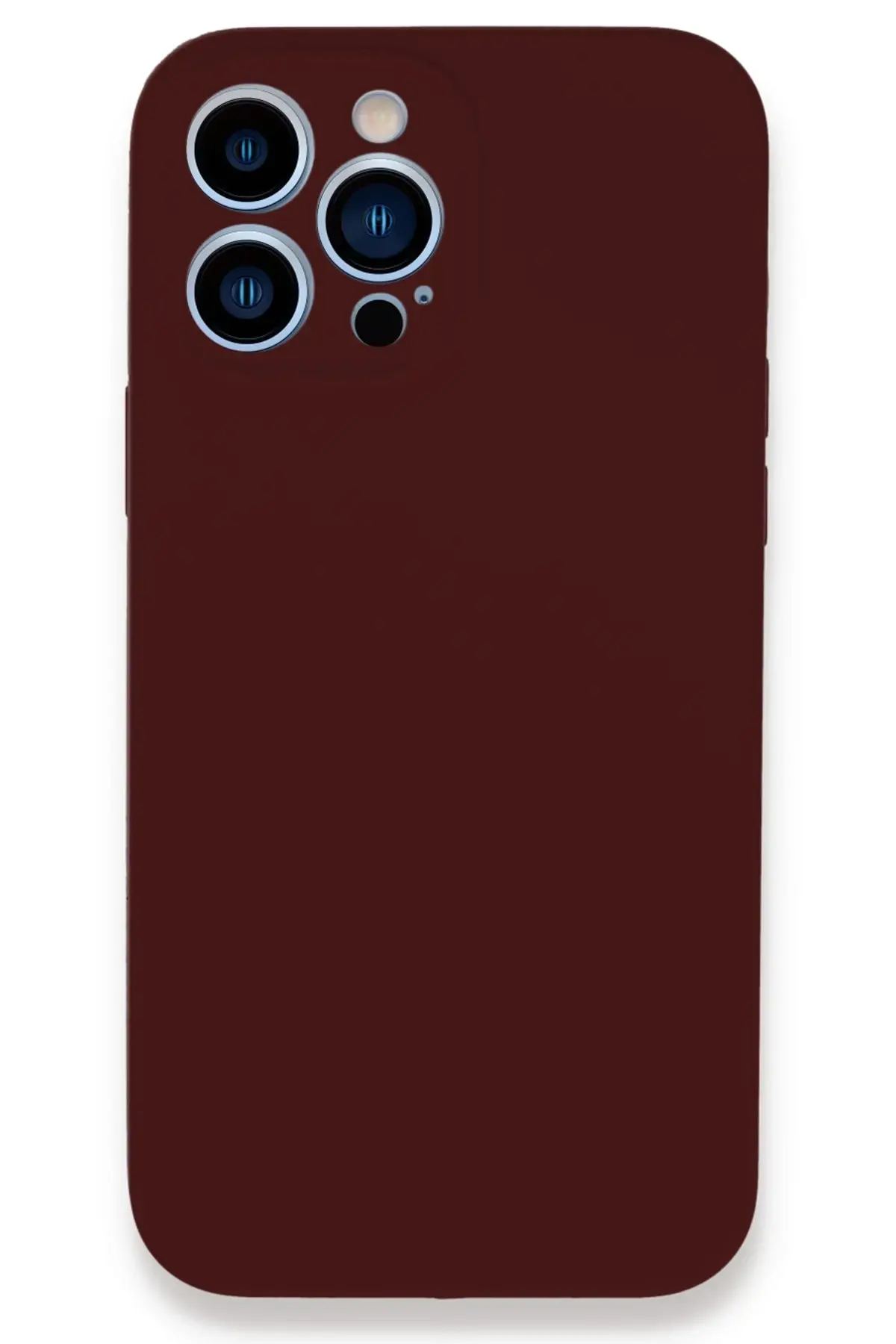 Newface iPhone 13 Pro Max Kılıf Lansman Legant Silikon - Bordo
