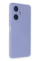 Newface Vivo Y27 Kılıf Nano içi Kadife Silikon - Lila