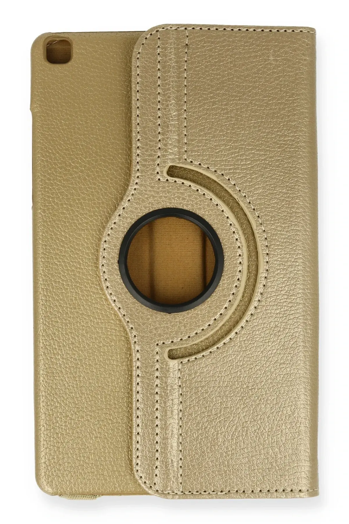 Newface Samsung Galaxy Tab A9 Kılıf 360 Tablet Deri Kılıf - Gold