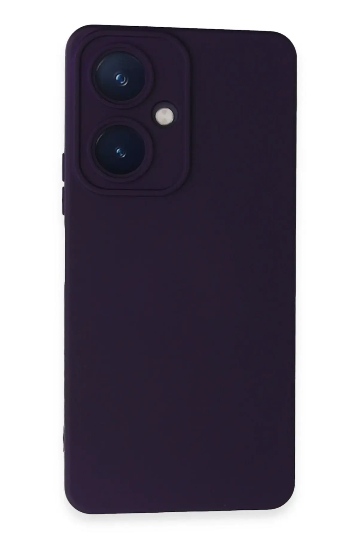 Newface Vivo Y27 Kılıf Nano içi Kadife Silikon - Mor