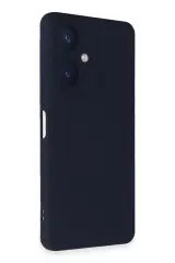 Newface Vivo Y27 Kılıf Nano içi Kadife Silikon - Lacivert