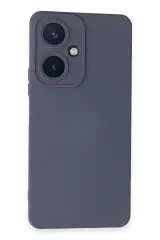 Newface Vivo Y27 Kılıf Nano içi Kadife Silikon - Gri