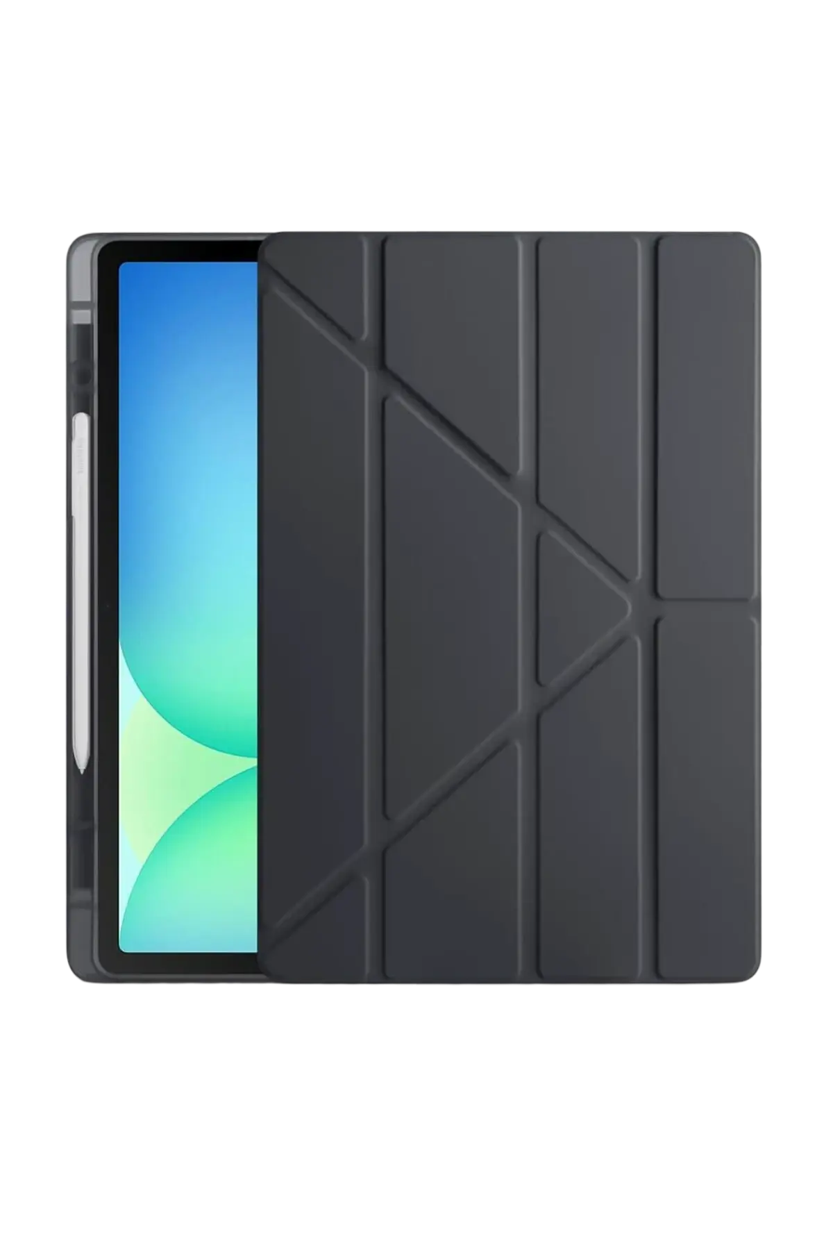 Newface iPad Pro 11 (2024) Kılıf Kalemlikli Hugo Tablet Kılıfı - Siyah