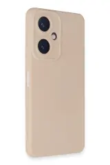 Newface Vivo Y27 Kılıf Nano içi Kadife Silikon - Pudra