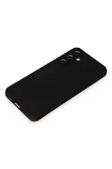 Newface Samsung Galaxy S24 Kılıf Nano içi Kadife Silikon - Siyah