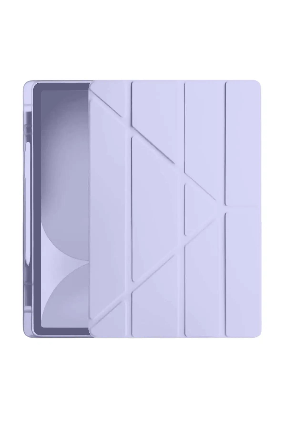 Newface iPad Pro 11 (2024) Kılıf Kalemlikli Hugo Tablet Kılıfı - Lila