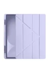 Newface iPad Pro 11 (2024) Kılıf Kalemlikli Hugo Tablet Kılıfı - Lila