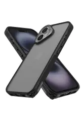 Newface iPhone 16 Kılıf Elegant Kapak - Siyah