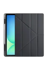 Newface iPad Pro 13 (2024) Kılıf Kalemlikli Hugo Tablet Kılıfı - Siyah