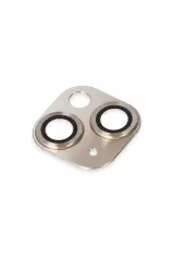 Newface iPhone 13 Pers Alüminyum Kamera Lens - Gold