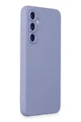 Newface Samsung Galaxy S24 Kılıf Nano içi Kadife Silikon - Lila