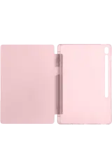 Newface iPad Pro 13 (2024) Kılıf Kalemlikli Hugo Tablet Kılıfı - Rose Gold