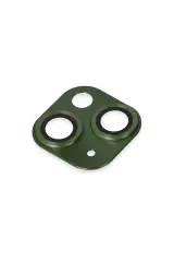 Newface iPhone 13 Pers Alüminyum Kamera Lens - Yeşil