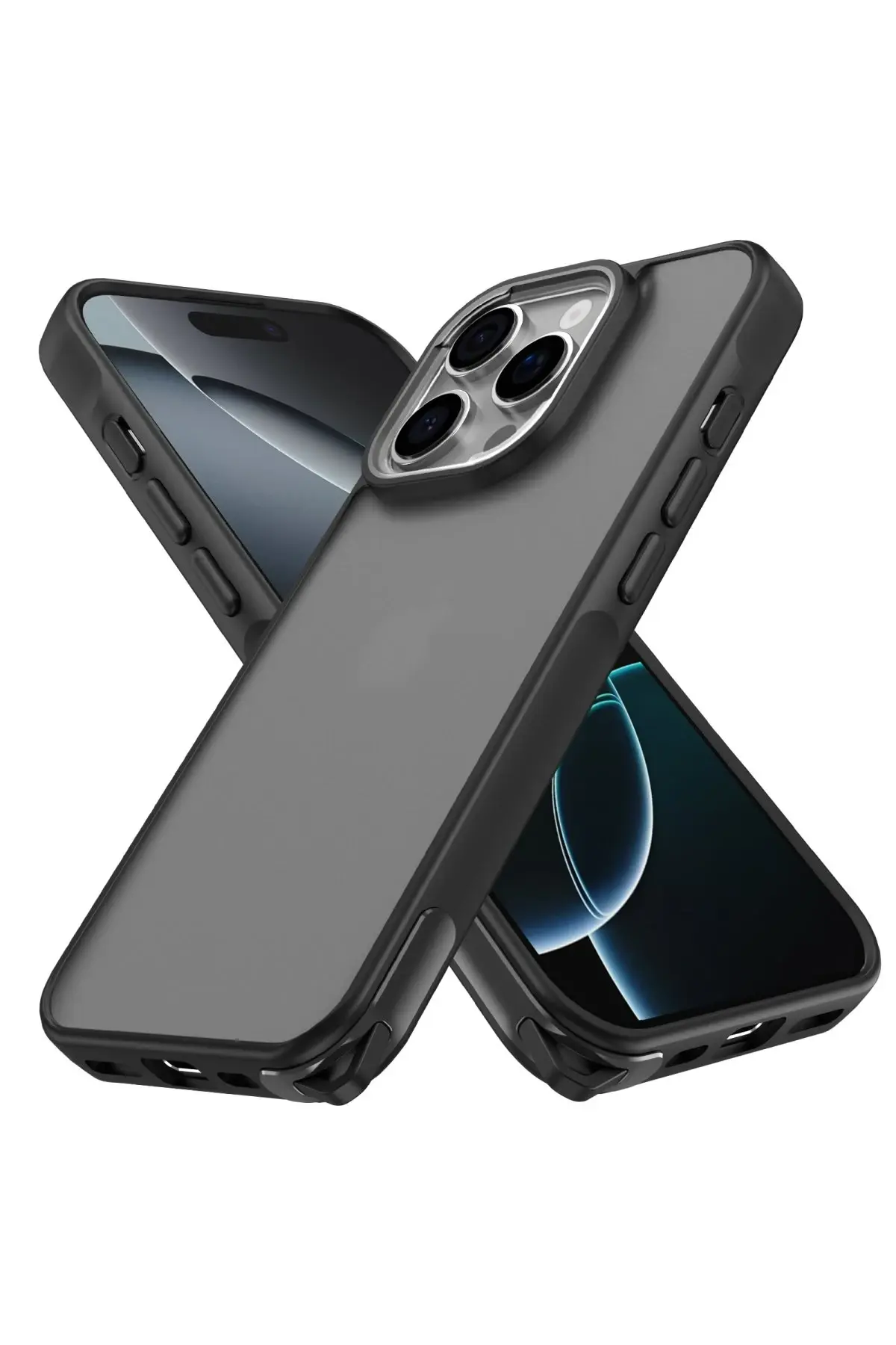 Newface iPhone 16 Pro Max Kılıf Elegant Kapak - Siyah