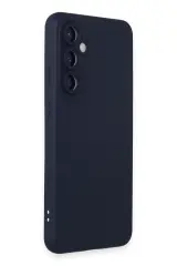 Newface Samsung Galaxy S24 Kılıf Nano içi Kadife Silikon - Lacivert