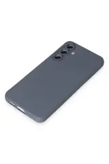 Newface Samsung Galaxy S24 Kılıf Nano içi Kadife Silikon - Gri