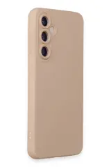 Newface Samsung Galaxy S24 Kılıf Nano içi Kadife Silikon - Pudra