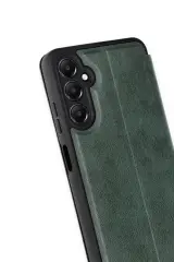 Newface Samsung Galaxy A16 5G Kılıf Flip Cover - Koyu Yeşil