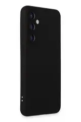 Newface Samsung Galaxy S24 Plus Kılıf Nano içi Kadife Silikon - Siyah