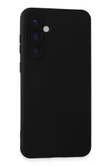 Newface Samsung Galaxy S24 Plus Kılıf Nano içi Kadife Silikon - Siyah