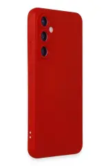 Newface Samsung Galaxy S24 Plus Kılıf Nano içi Kadife Silikon - Kırmızı