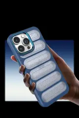 Newface iPhone 15 Pro Kılıf Airmax Silikon Kapak - Titan Gri