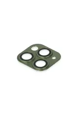 Newface iPhone 11 Pro Max Pers Alüminyum Kamera Lens - Yeşil