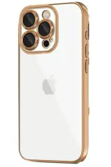 Newface iPhone 16 Pro Kılıf Razer Lensli Silikon - Desert