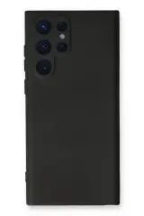 Newface Samsung Galaxy S24 Ultra Kılıf Nano içi Kadife Silikon - Siyah